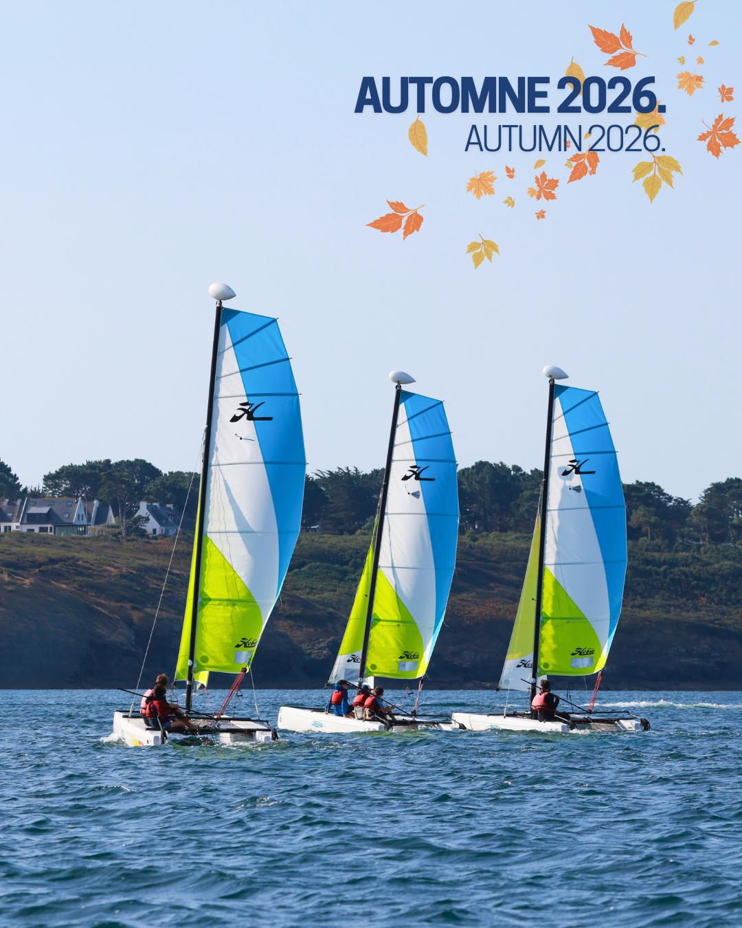 🍂 L’automne continue sur l’eau au Club Nautique du Rohu !