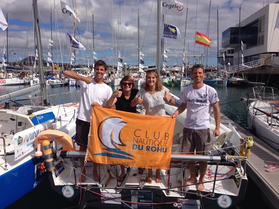 The Club Nautique du Rohu with Tanguy Le Turquais and the team