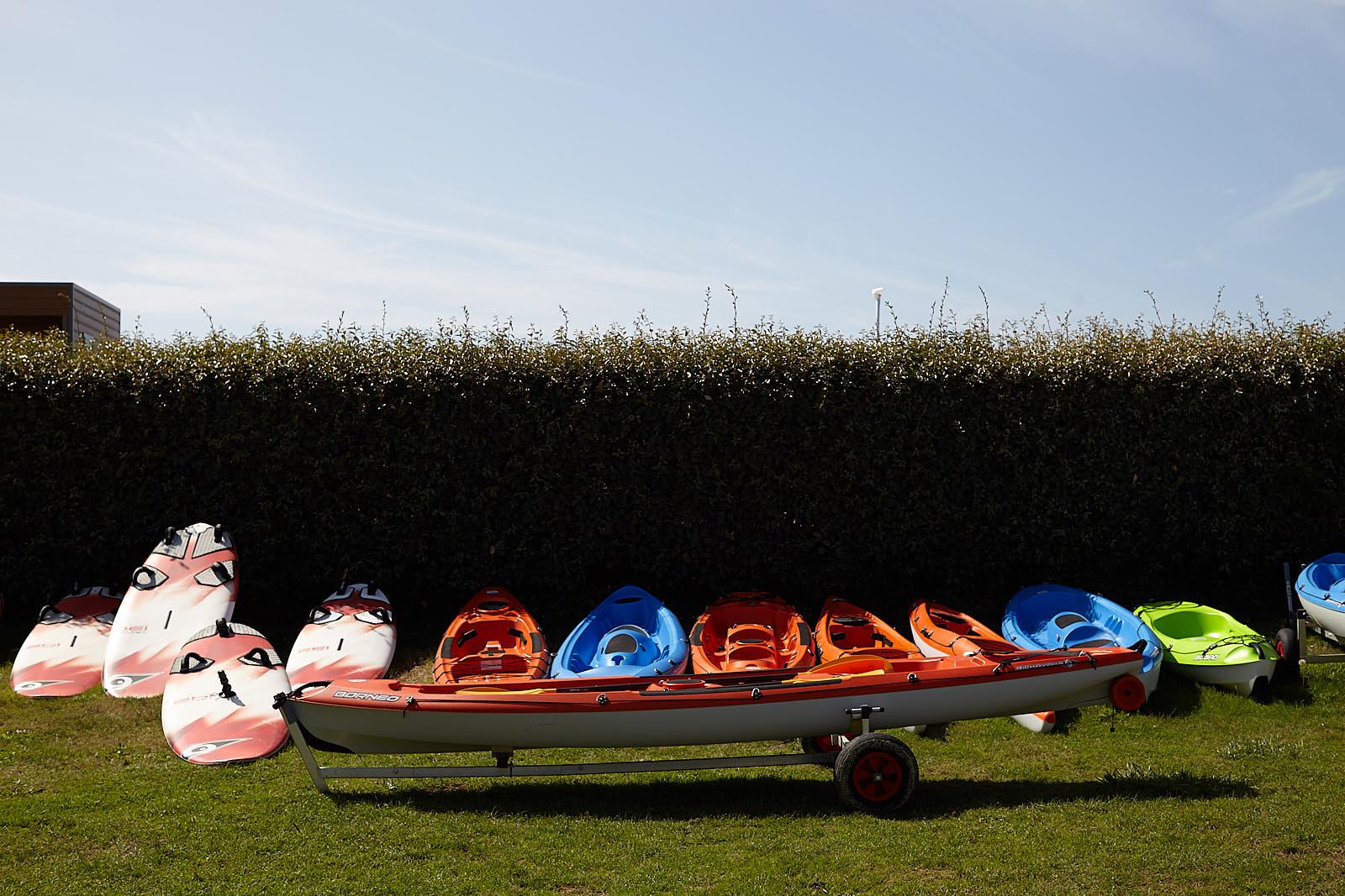 Club Nautique du Rohu - The kayaks and funboards