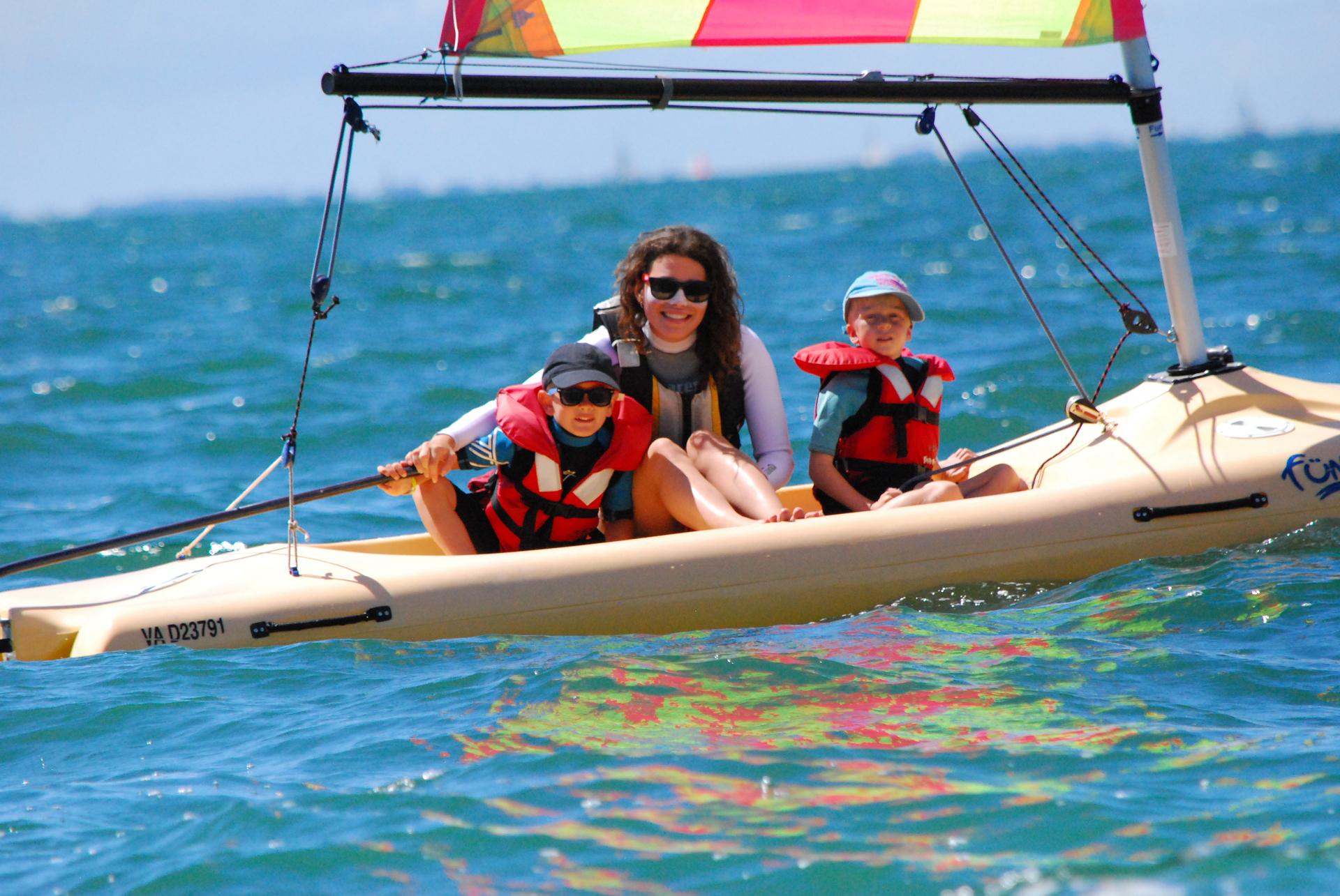 Idée cadeau : cours particuliers en Funboat au Club Nautique du Rohu 