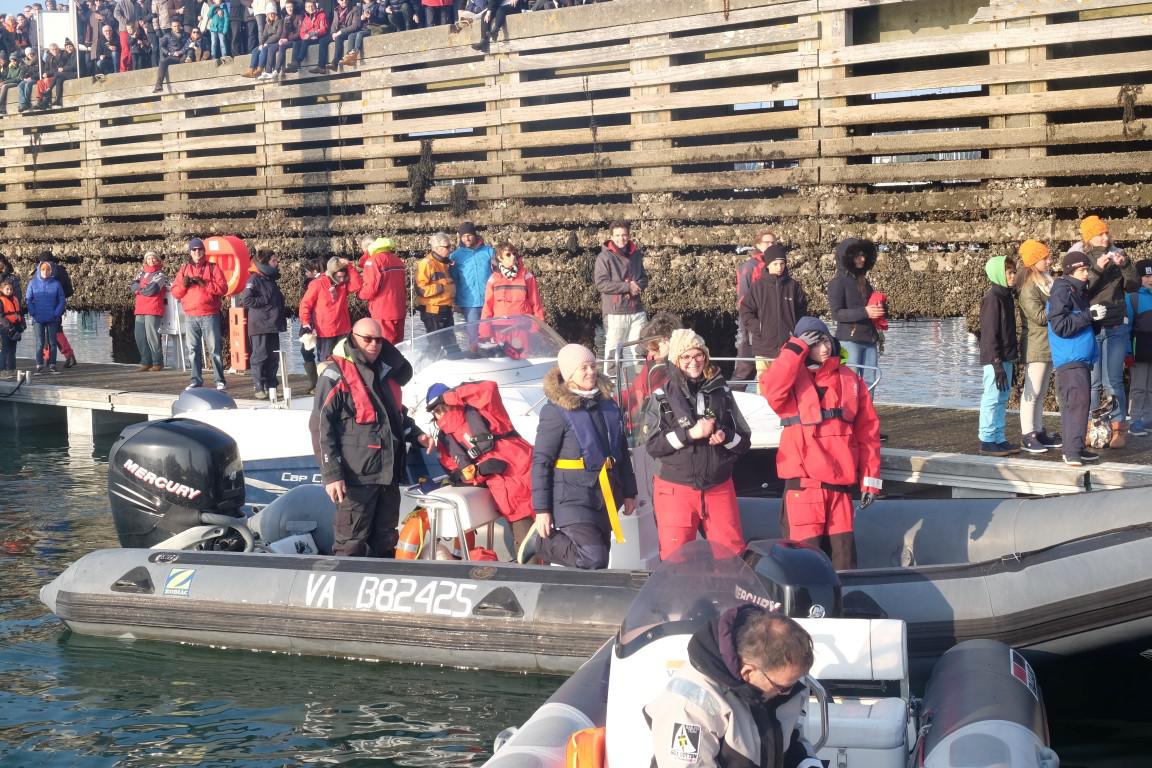 Thomas Coville (Team Sodebo Voile) et le Club Nautique du Rohu