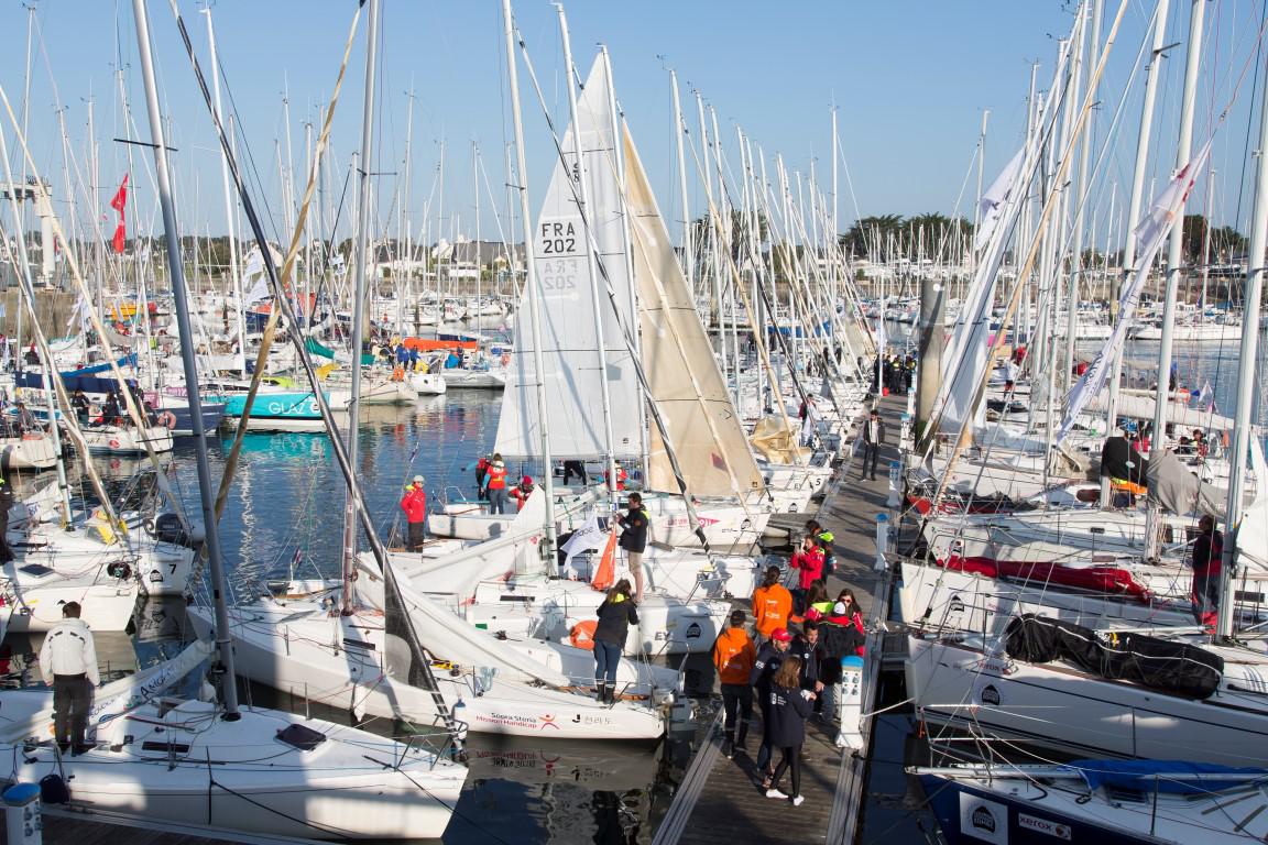 J80 du Club Nautique du Rohu à la Course Croisière Edhec