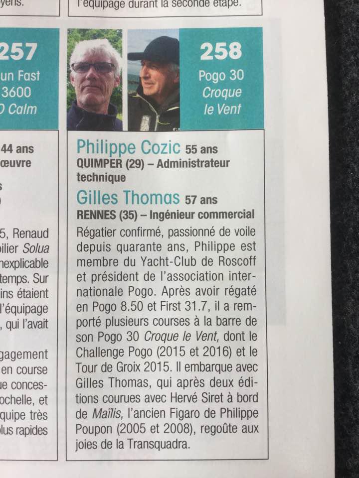 Gilles, Philippe et Croque le vent