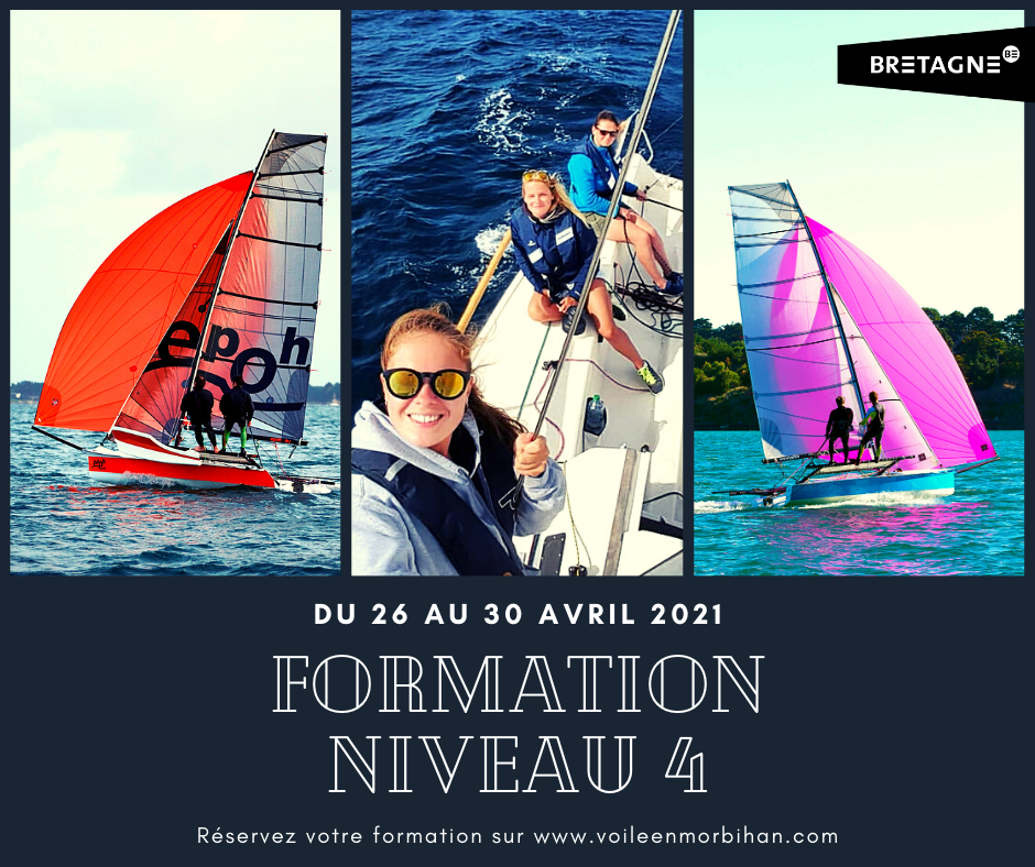 Formation niveau 4 FFVoile au Club Nautique du Rohu du 26 au 30 avril 2021.