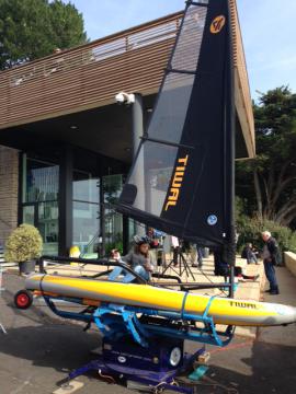 Simulateur de voile avec Tiwal au Mille Sabords