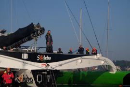 Thomas Coville (Team Sodebo Voile) et le Club Nautique du Rohu