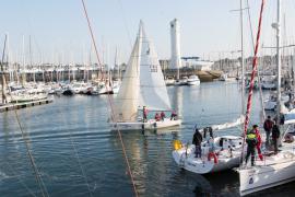 J80 du Club Nautique du Rohu à la Course Croisière Edhec
