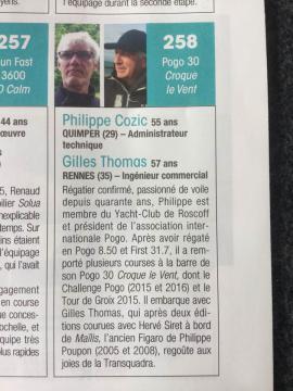 Gilles, Philippe et Croque le vent