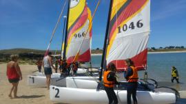 Club Nautique du Rohu sur la Grande plage de Houat