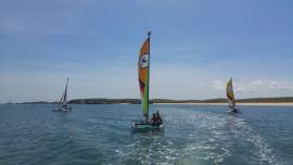 Club Nautique du Rohu sur la Grande plage de Houat