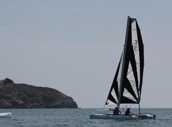 Sortie en Dart 16 au Club Nautique du Rohu