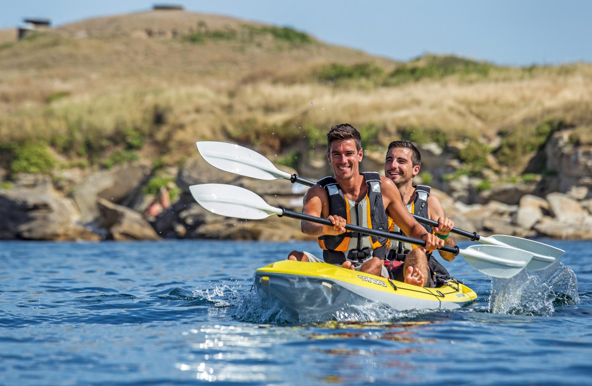 Kayak en famille ou en groupe dans le Morbihan, Bretagne