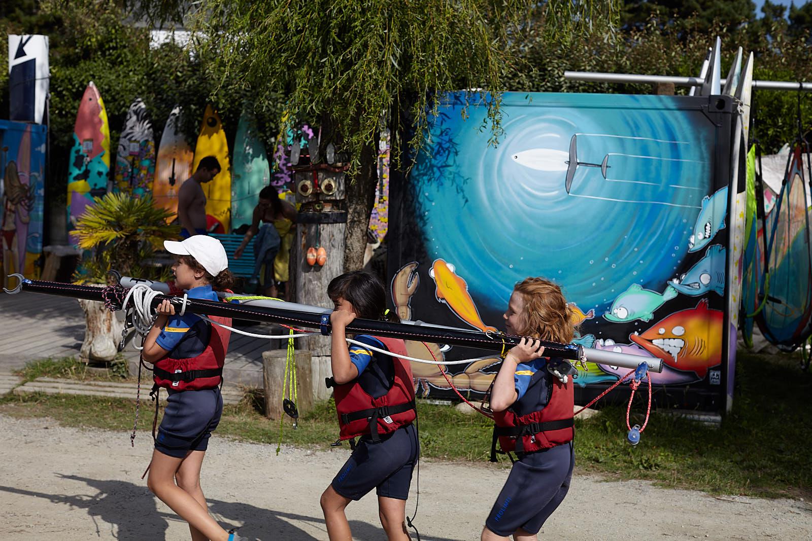 Club Nautique du Rohu - Retour du cours de Funboat