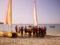 Club Nautique du Rohu - Briefing des stagiaires en début de séance