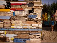 Club Nautique du Rohu - Nouvelle déco des vestiaires en bois flottés